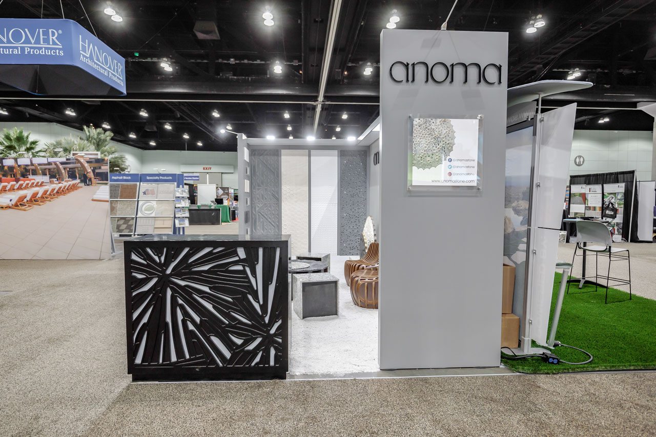 Anoma Stone tradeshow booth